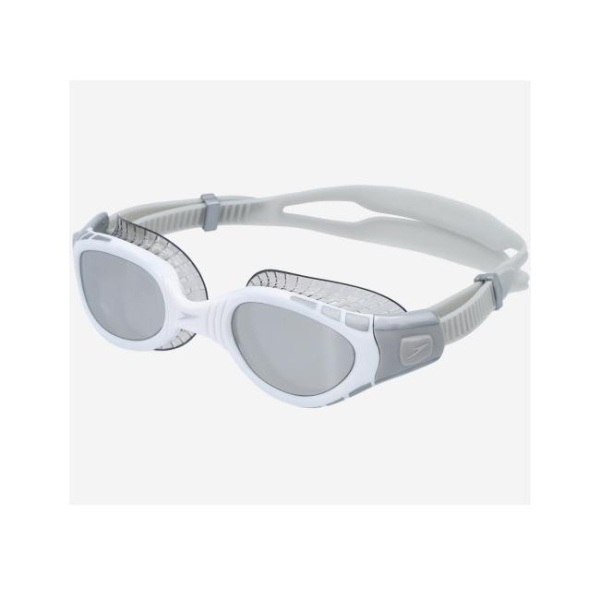 Очки для плавания Speedo Futura Biofuse Flexiseal Dual Mirror (зеркальные; серый/белый/серебряный)